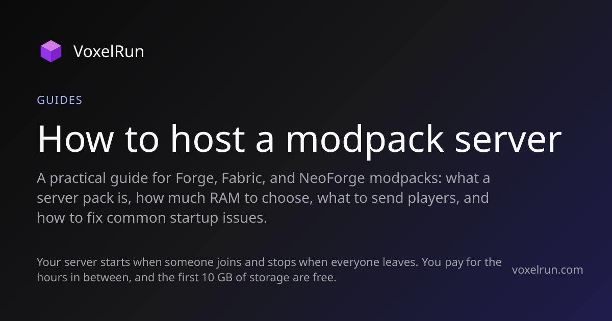 How to host a Minecraft modpack server without the usual startup ...